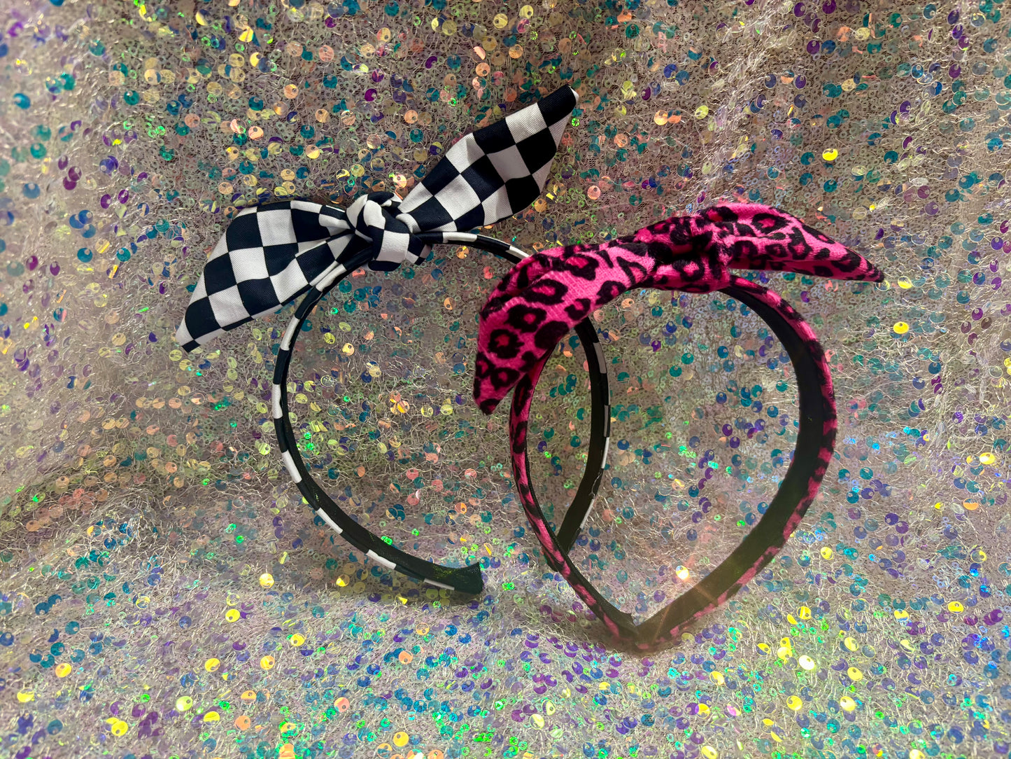 Wild Ones Knotted Bow Headband Bundle | 2-Pack Animal Print Set | Handmade & Ready to Ship
