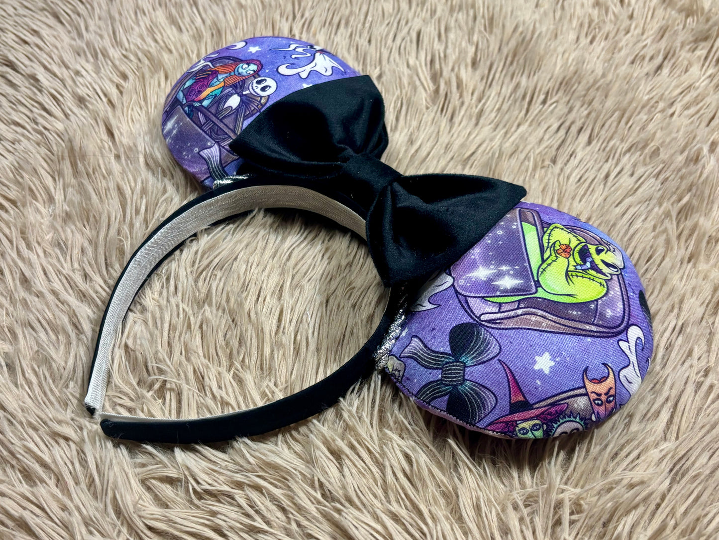Nightmare Mansion Halloween Ear Headband – Handmade Spooky Ears