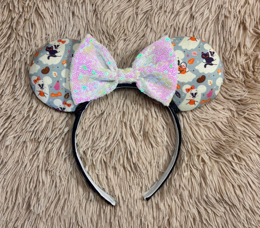 Blue Ghosts Ear Headband