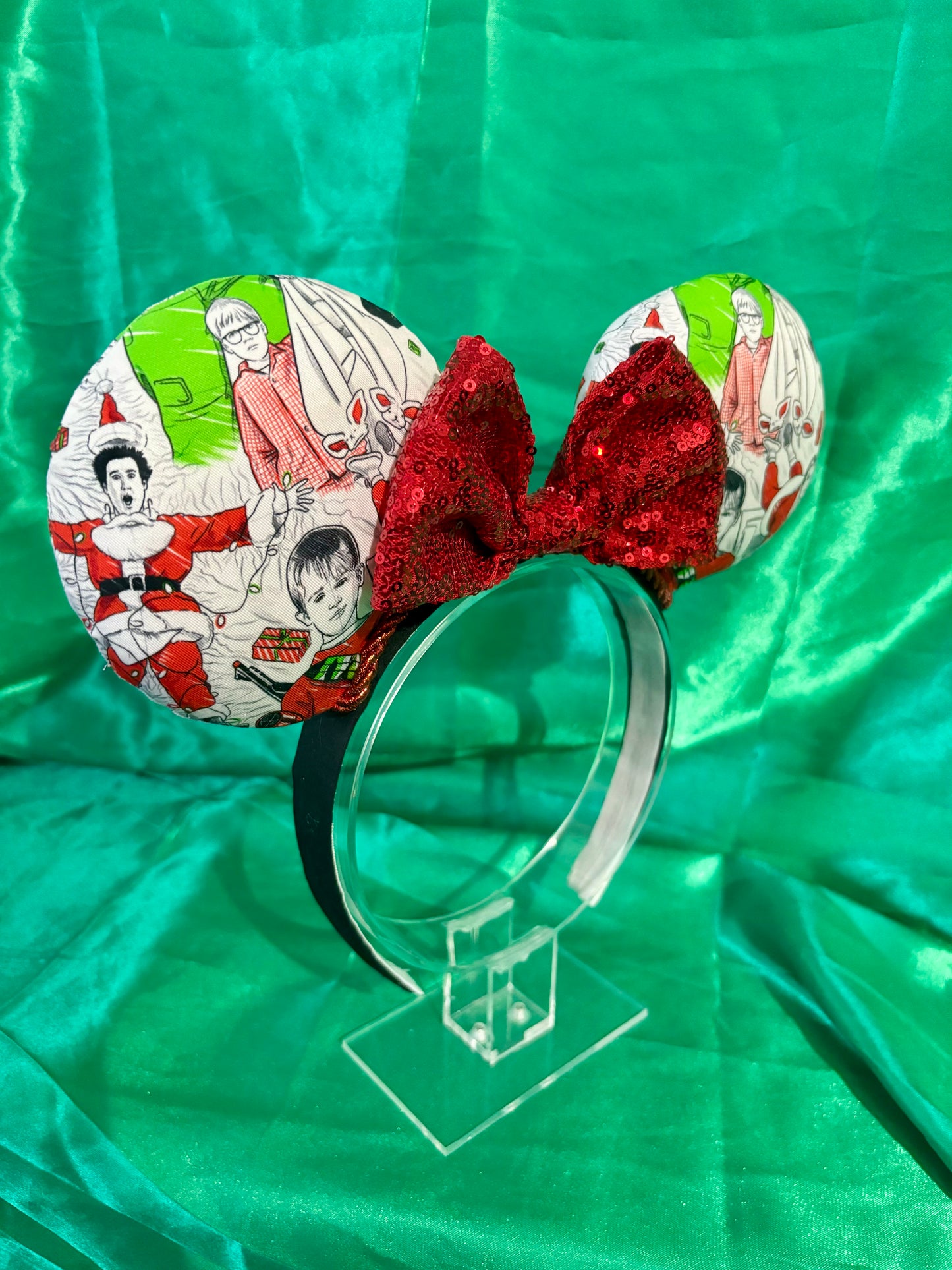 Christmas Classics Mouse Ears – Handmade Disney-Inspired Holiday Headband
