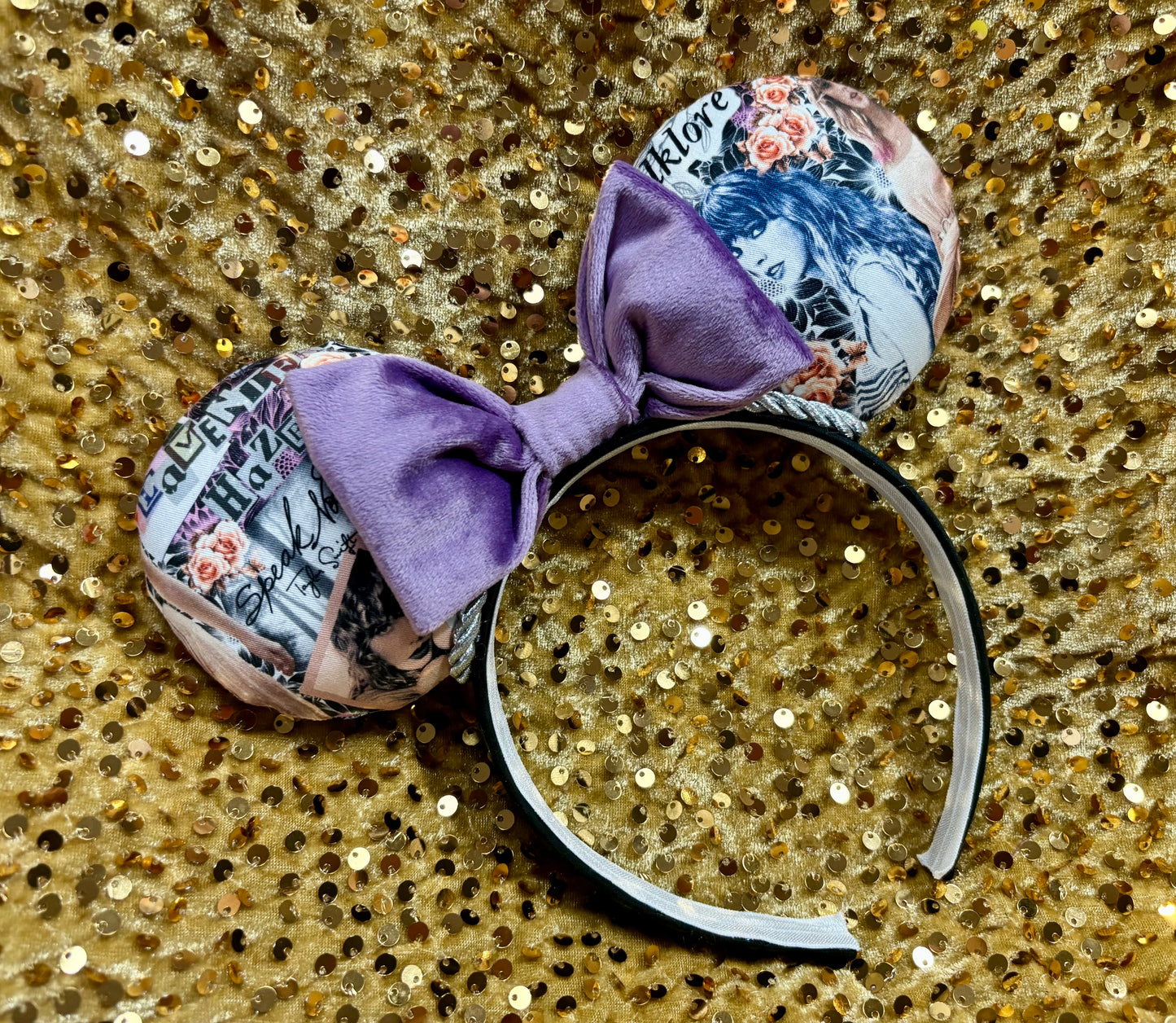 Lavender Haze Mouse Ears Headband | Taylor Swift Inspired Swiftie Disney Ears | Ready to Ship
