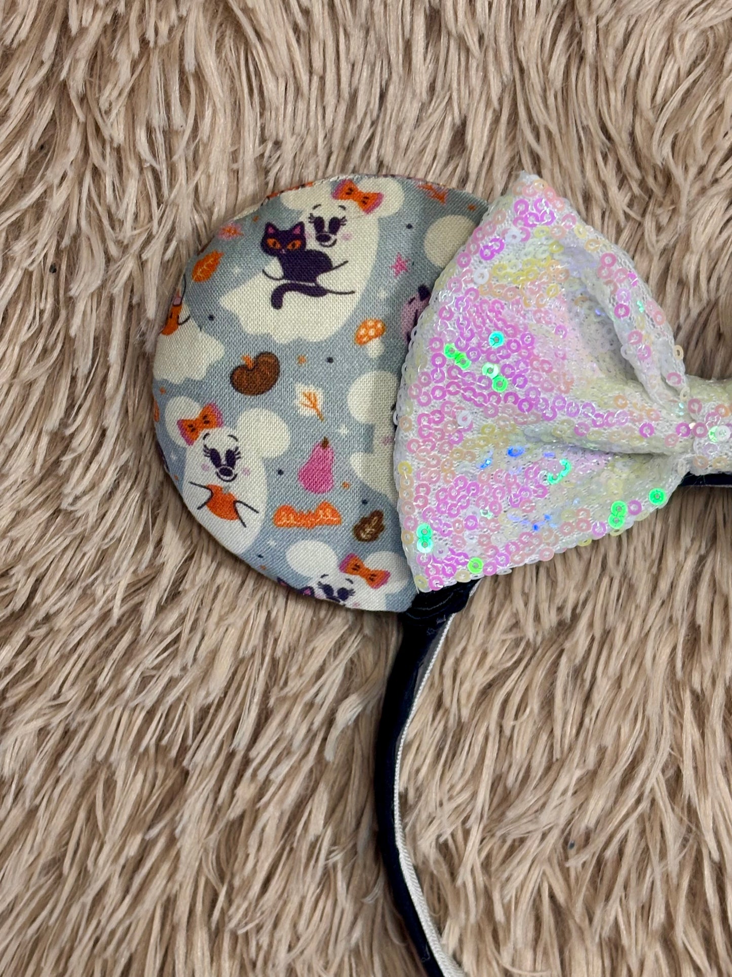 Blue Ghosts Ear Headband