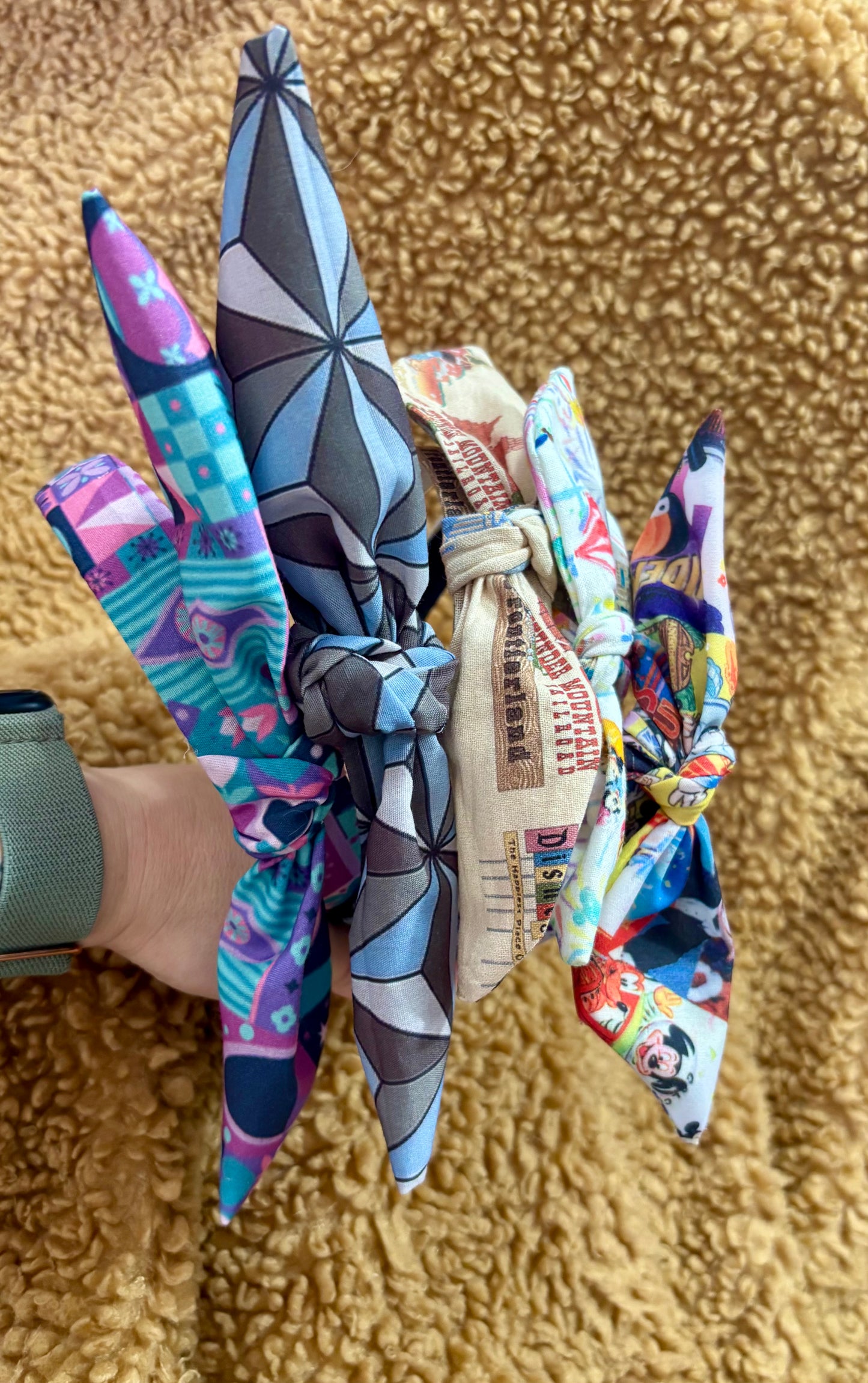 Knotted Bow Headband Bundle | 5-Piece Disney Inspired Set | Handmade & Ready to Ship