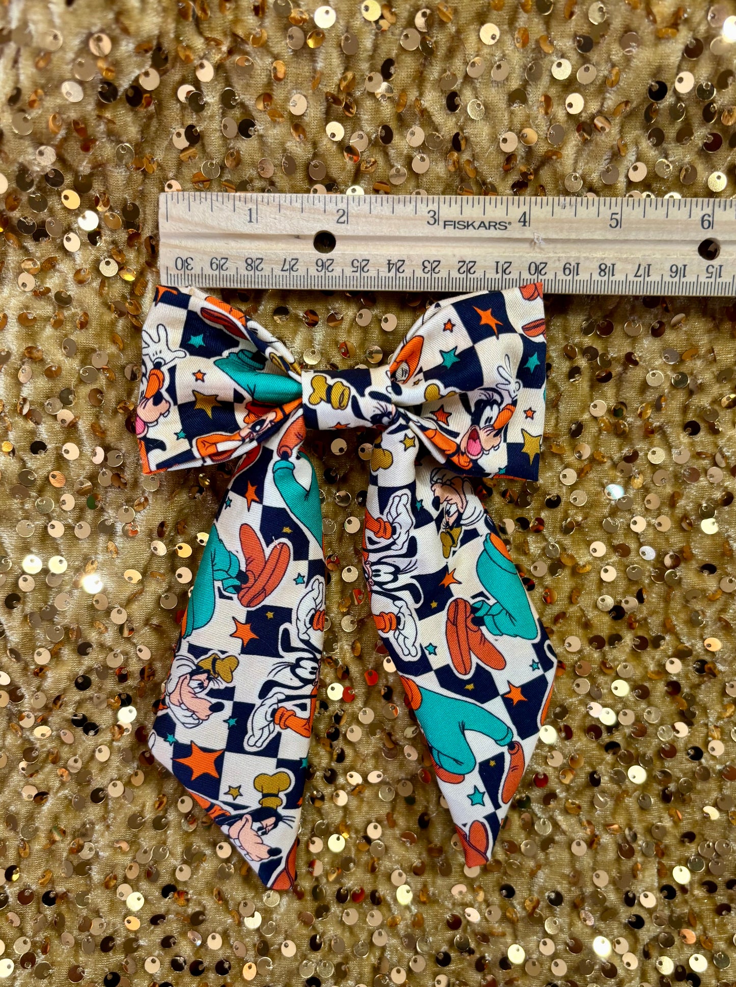 Classic Cartoon Hair Bow Bundle | 2-Piece Steamboat Willie Inspired Set | Handmade & Ready to Ship