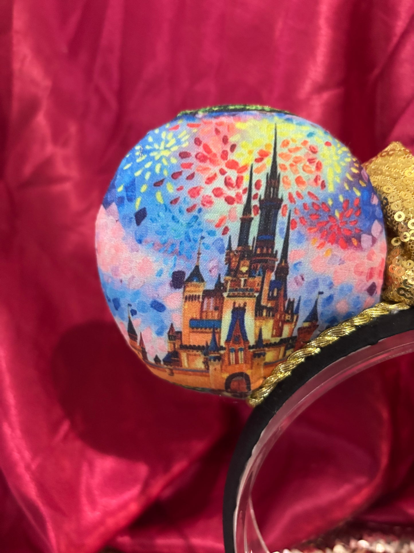 The Castle Mouse Ears - Pink Princess Mickey Ears Headband