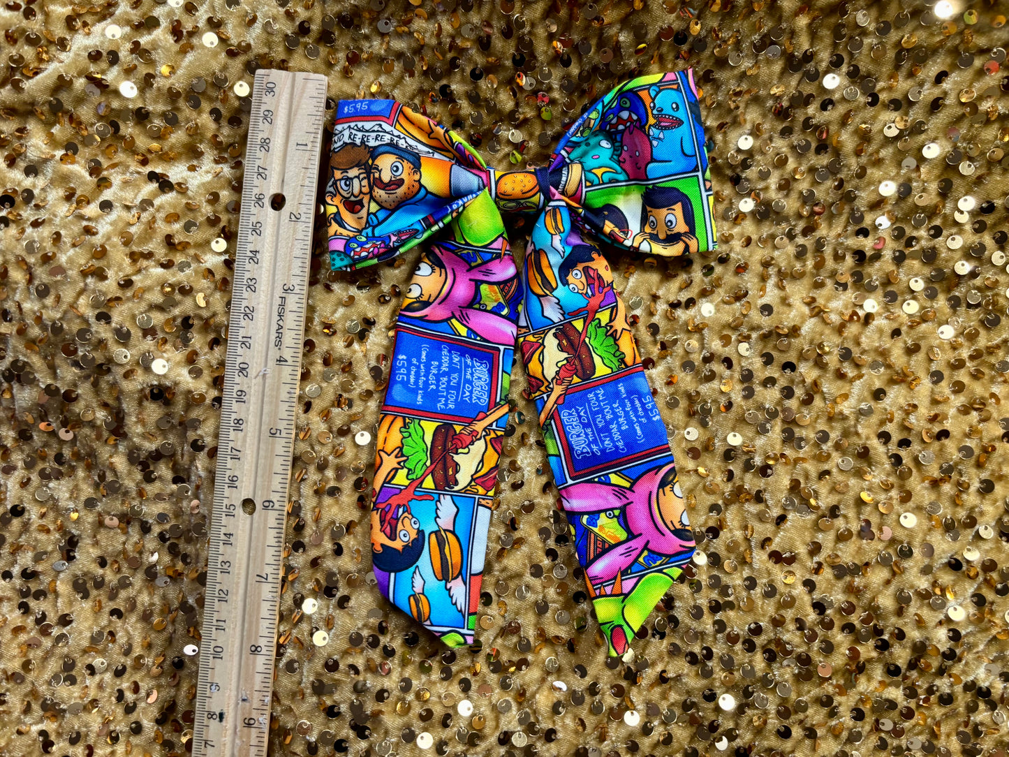 Bob's Burgers Hair Bow & Headwrap Bundle | Belcher Family Inspired | Handmade & Ready to Ship