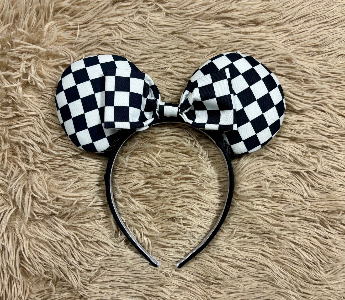 Checkered Ear Headband