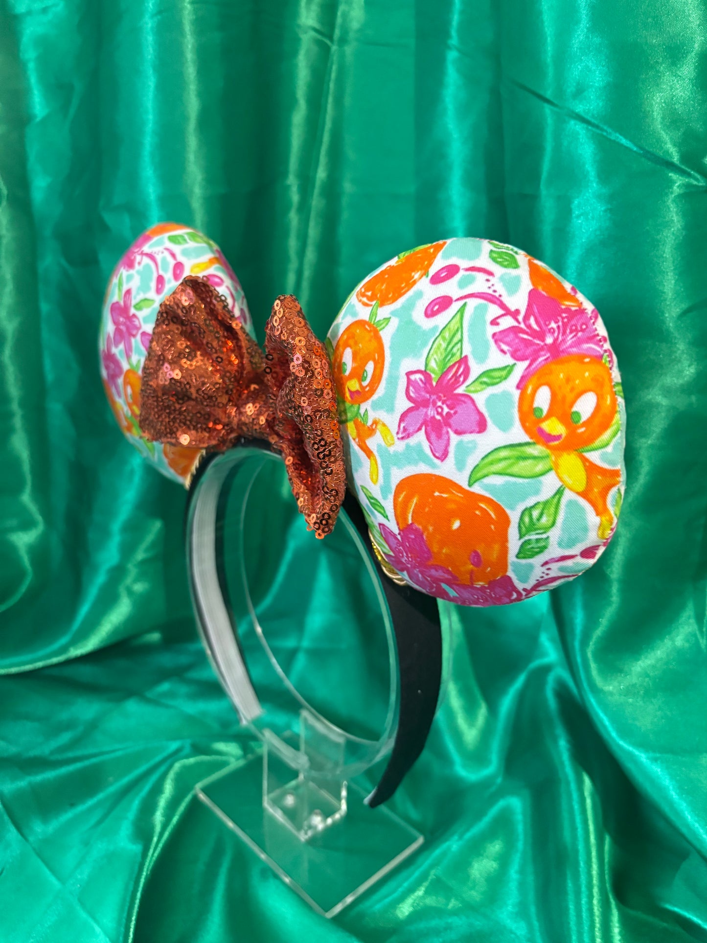 Orange Bird Mouse Ears