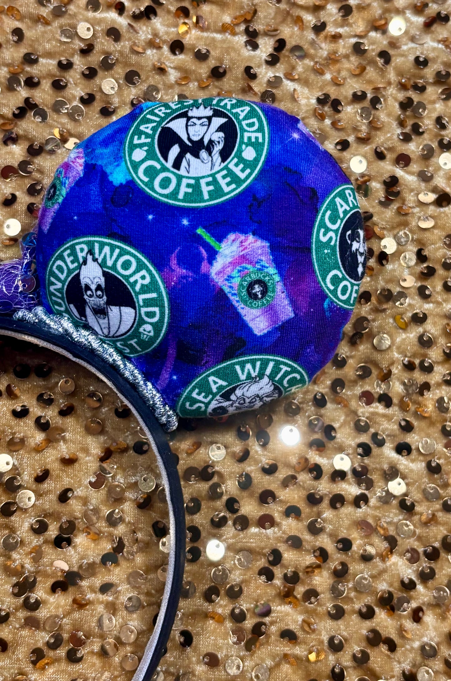 Caffeinated Villains Ear Headband