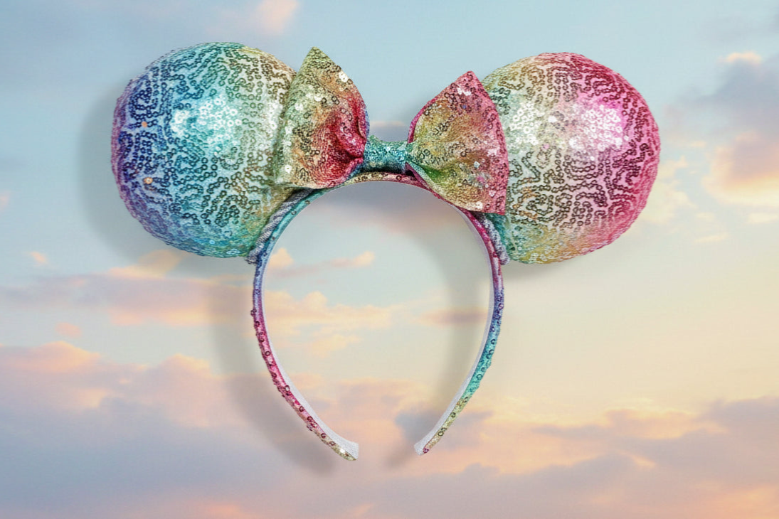 Rainbow Sequin Mouse Ears