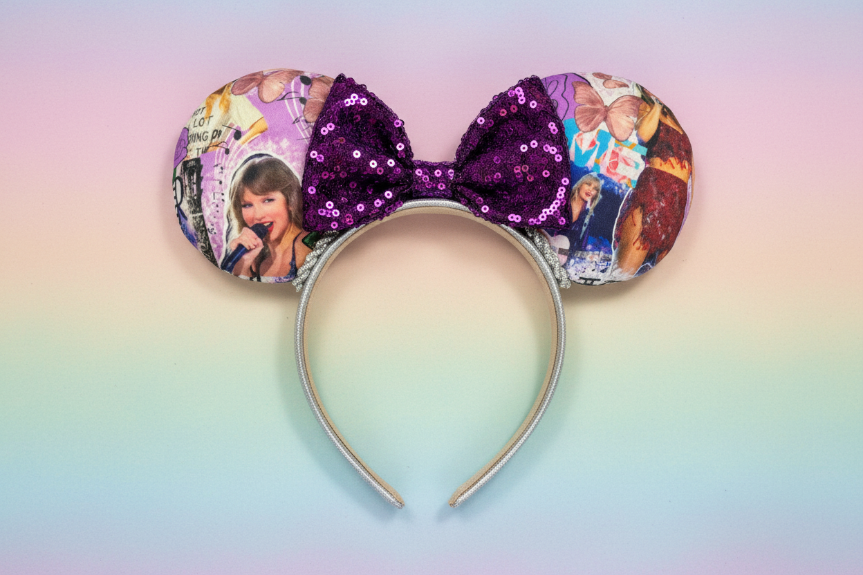 Purple TS Inspired Mouse Ears