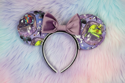 Nightmare Before Christmas x Haunted Mansion Mouse Ears – Handmade Disney Headband