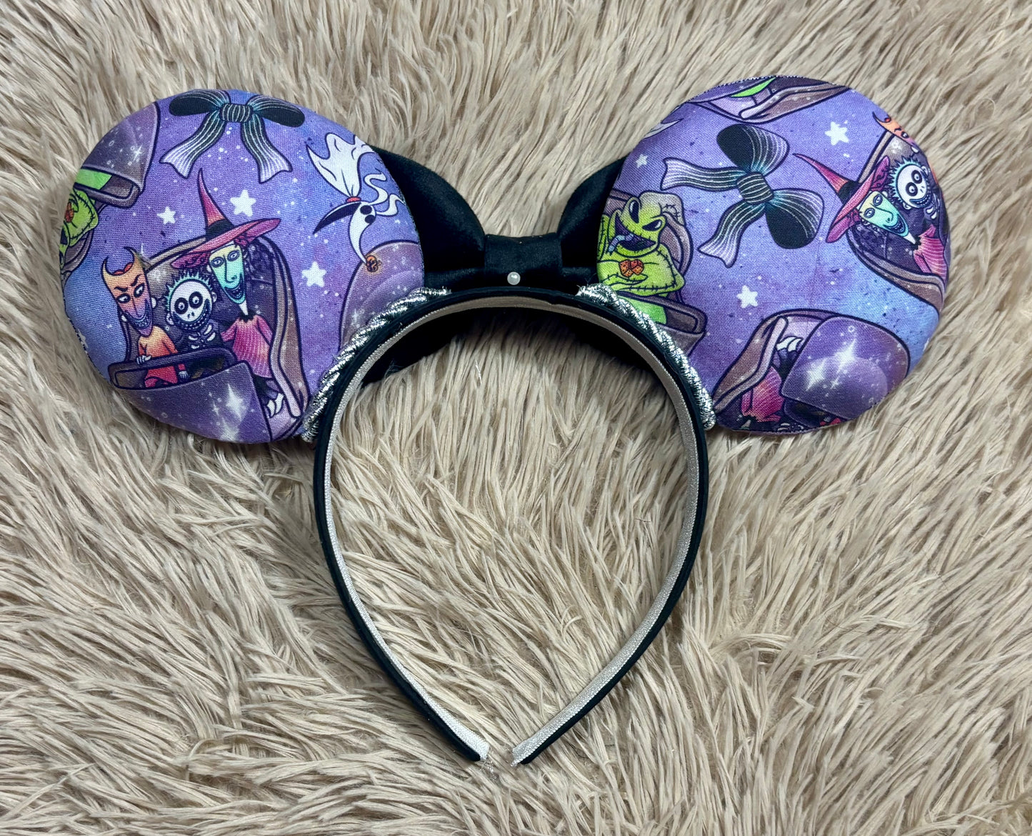 Nightmare Mansion Halloween Ear Headband – Handmade Spooky Ears