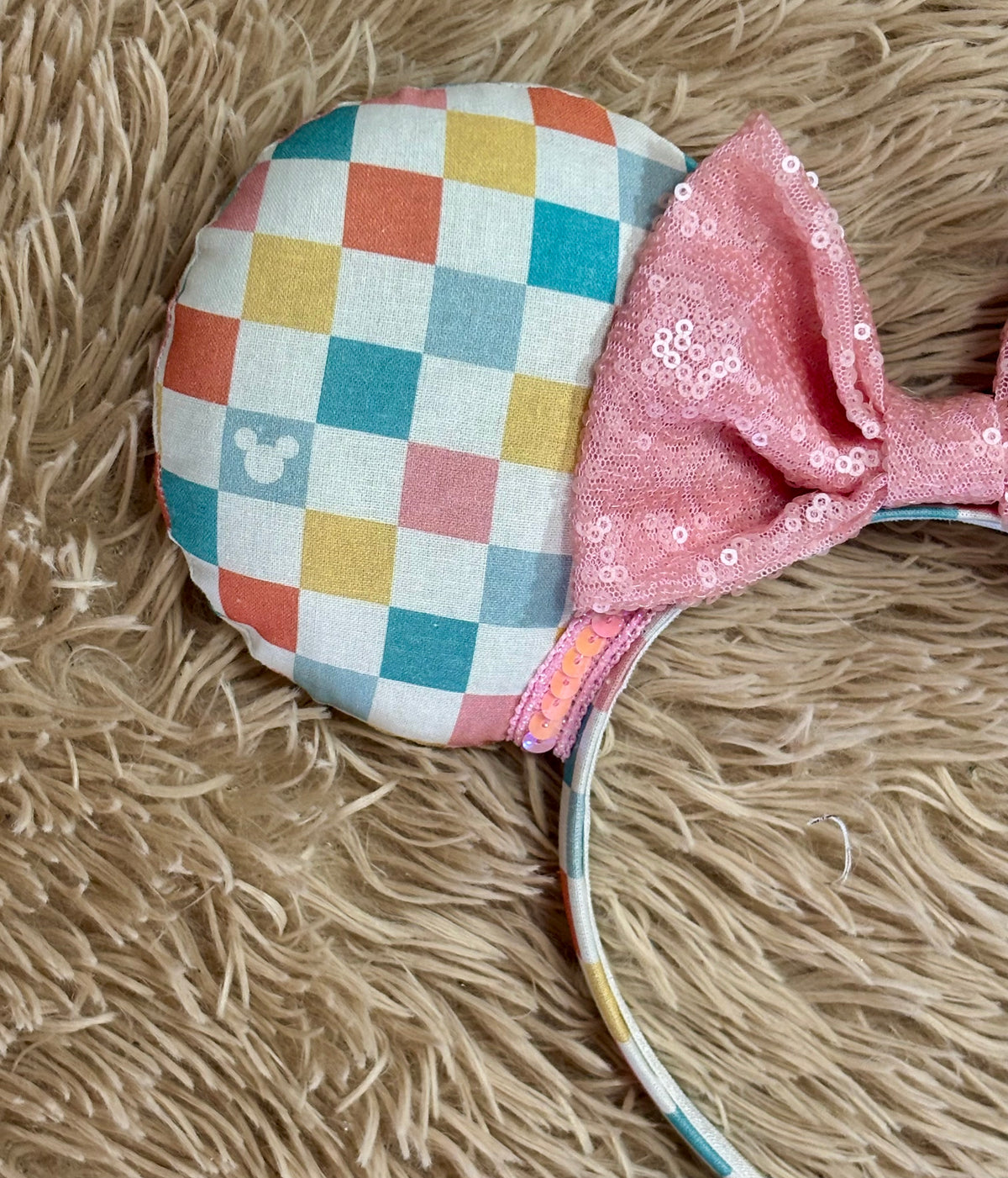 Colorful Checkered Ears