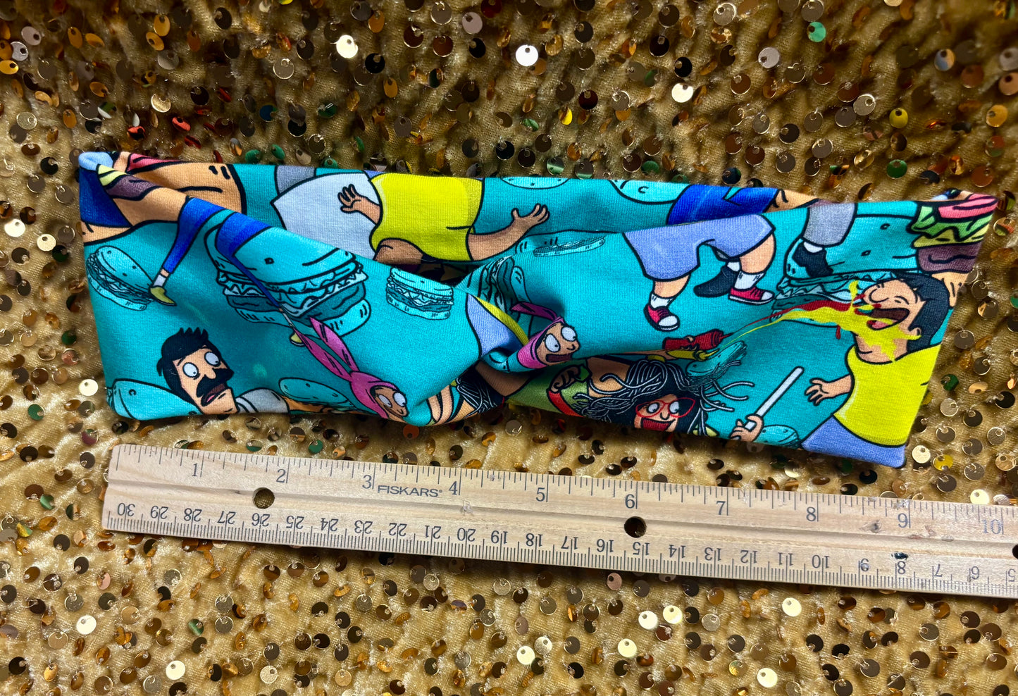 Bob's Burgers Hair Bow & Headwrap Bundle | Belcher Family Inspired | Handmade & Ready to Ship