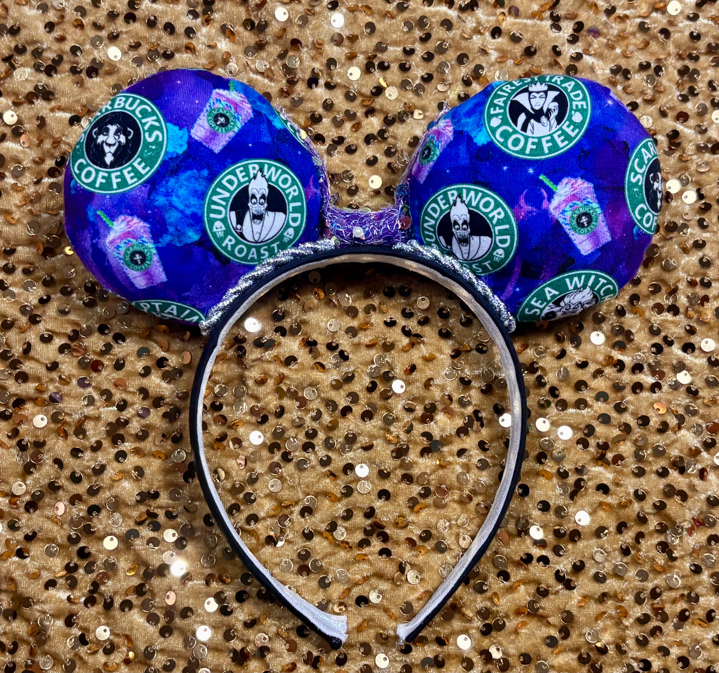 Caffeinated Villains Ear Headband