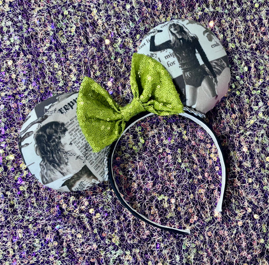 Are You Ready For It Mouse Ears – Handmade Headband