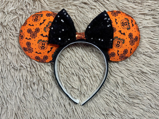 Pumpkin Ears Headband | Halloween Ears