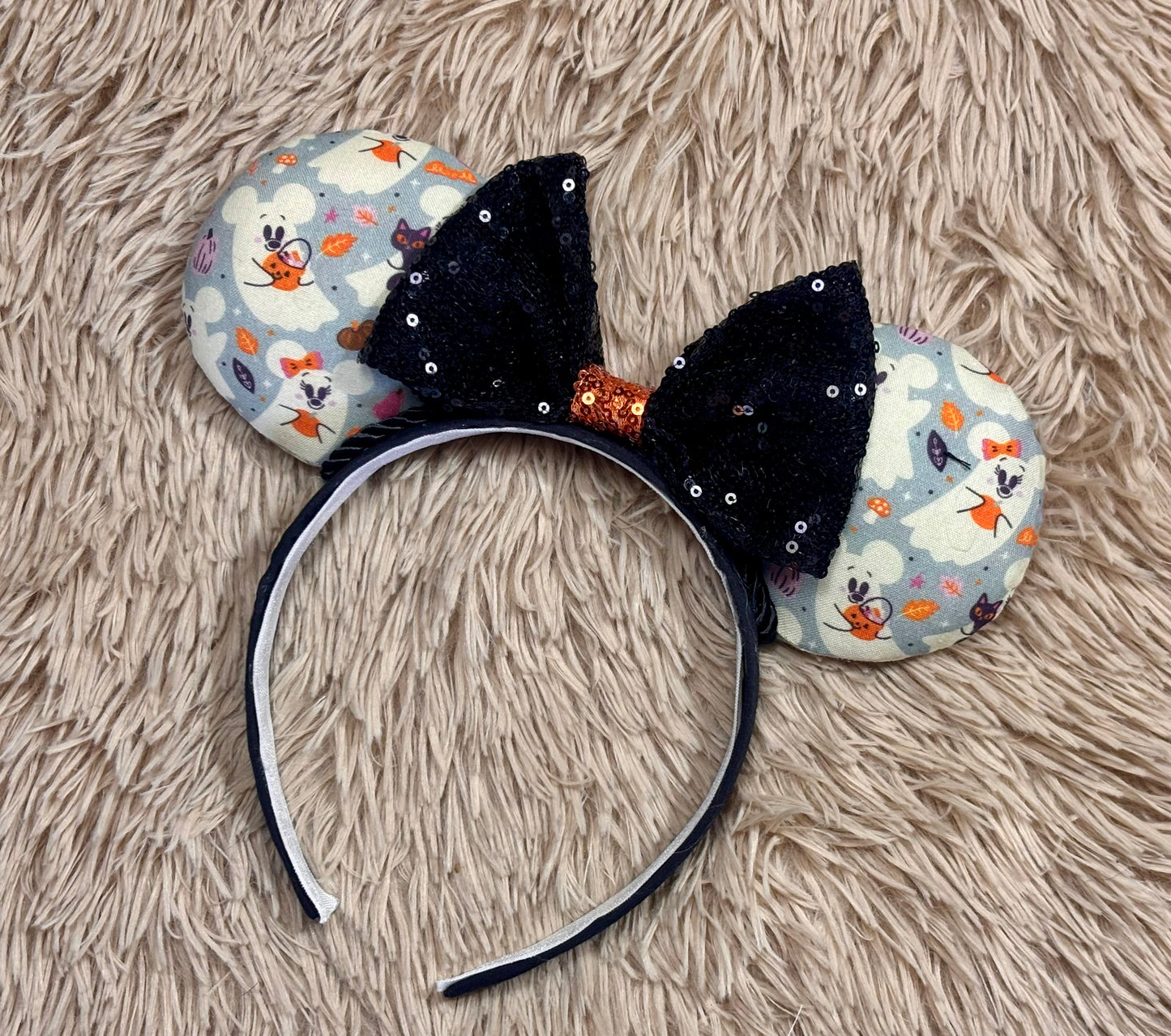 Blue Ghosts Ear Headband