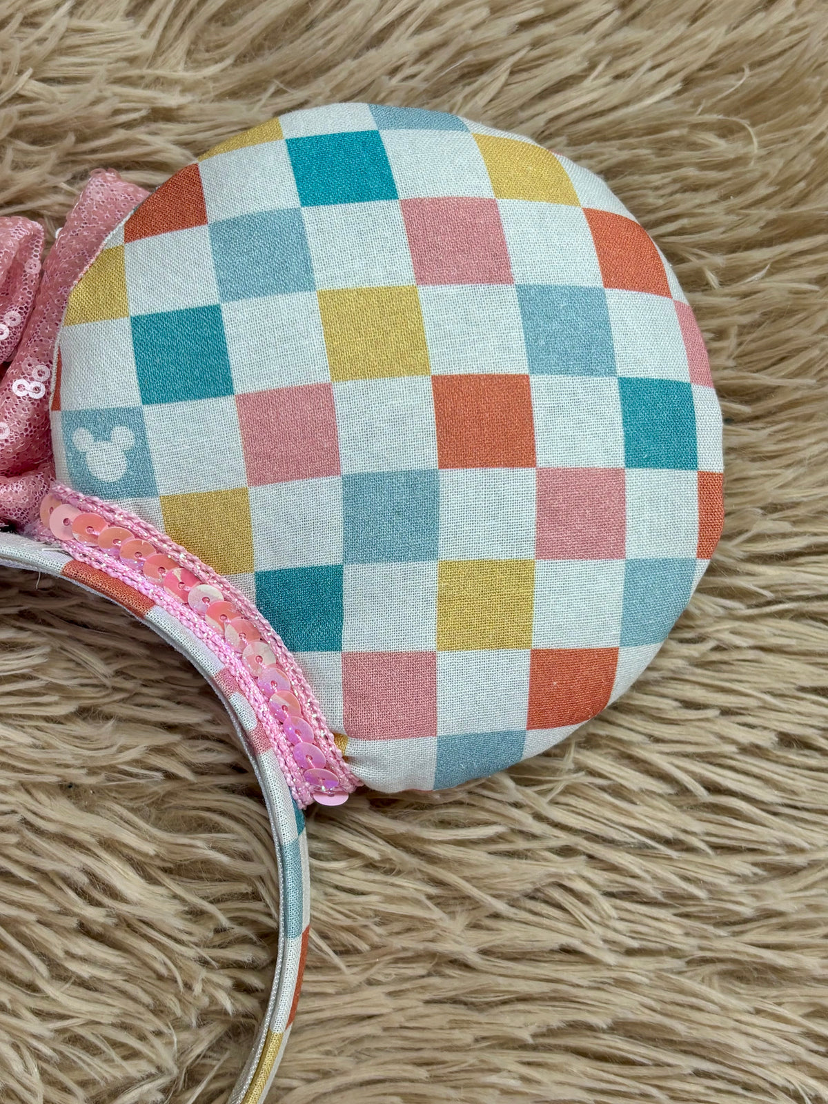 Colorful Checkered Ears