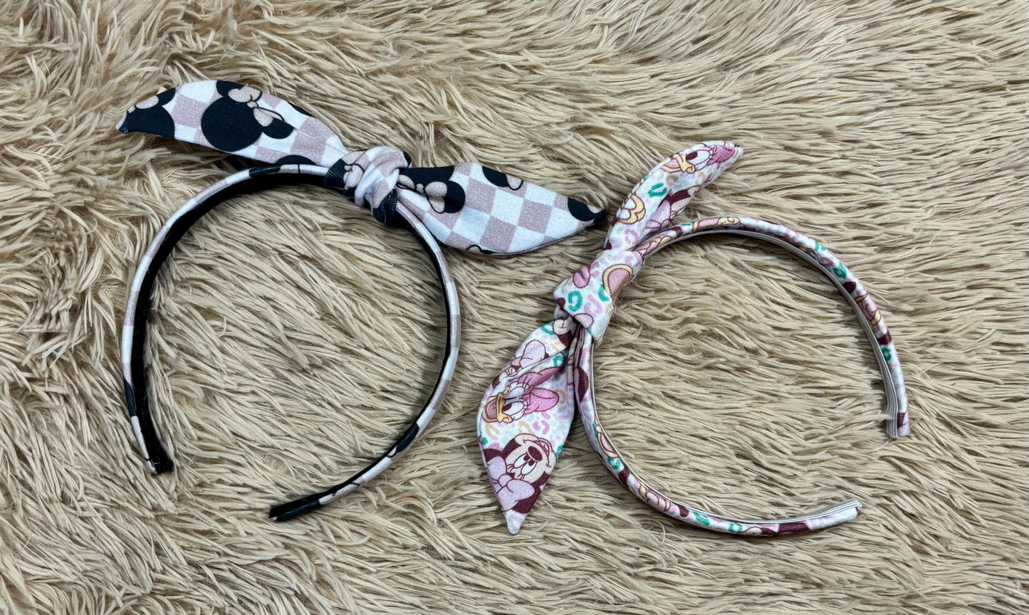 Park Lovers Knotted Bow Headband Bundle | Handmade 2-Pack