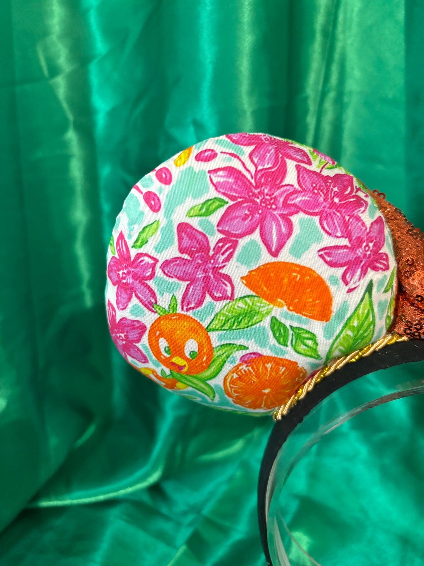 Orange Bird Mouse Ears