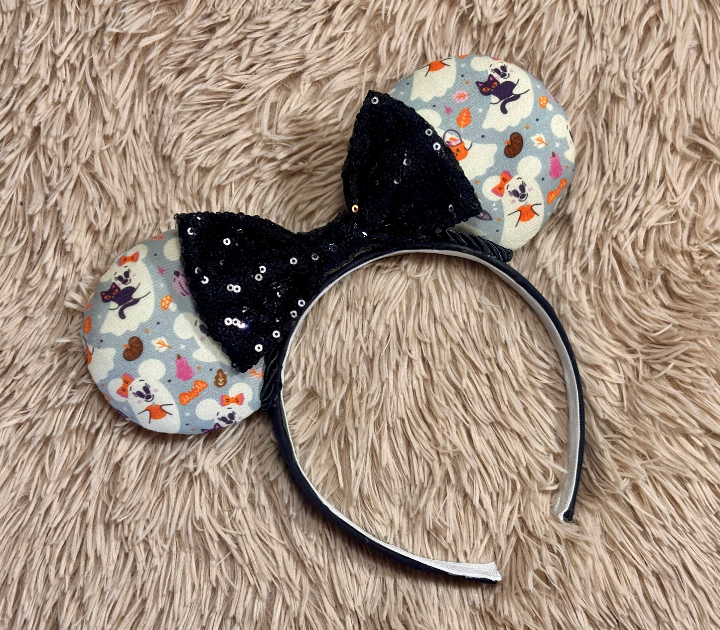 Blue Ghosts Ear Headband