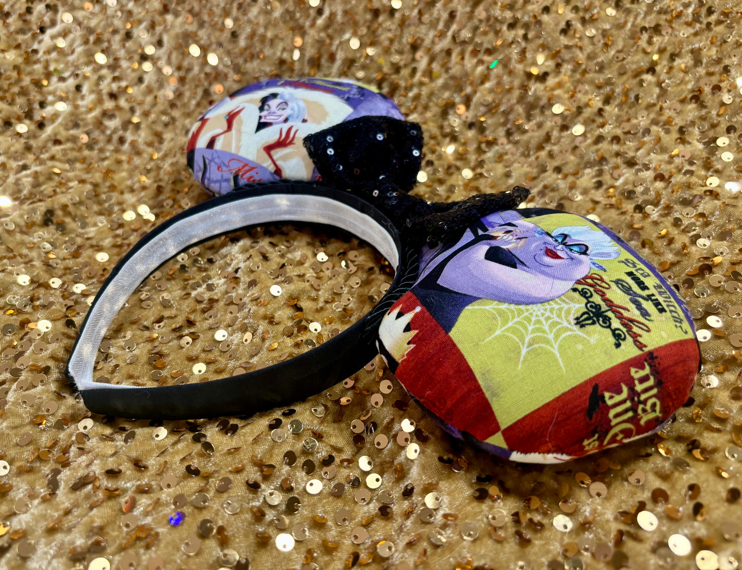 Disney Villains Mouse Ears Headband | Cruella, Ursula & Maleficent | Ready to Ship