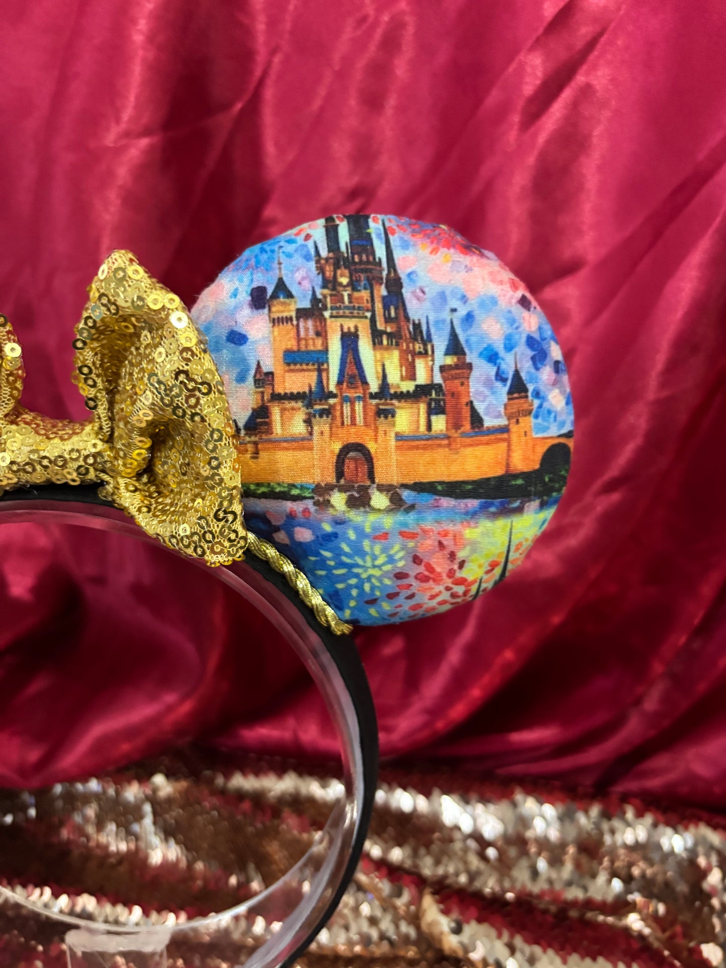 The Castle Mouse Ears - Pink Princess Mickey Ears Headband