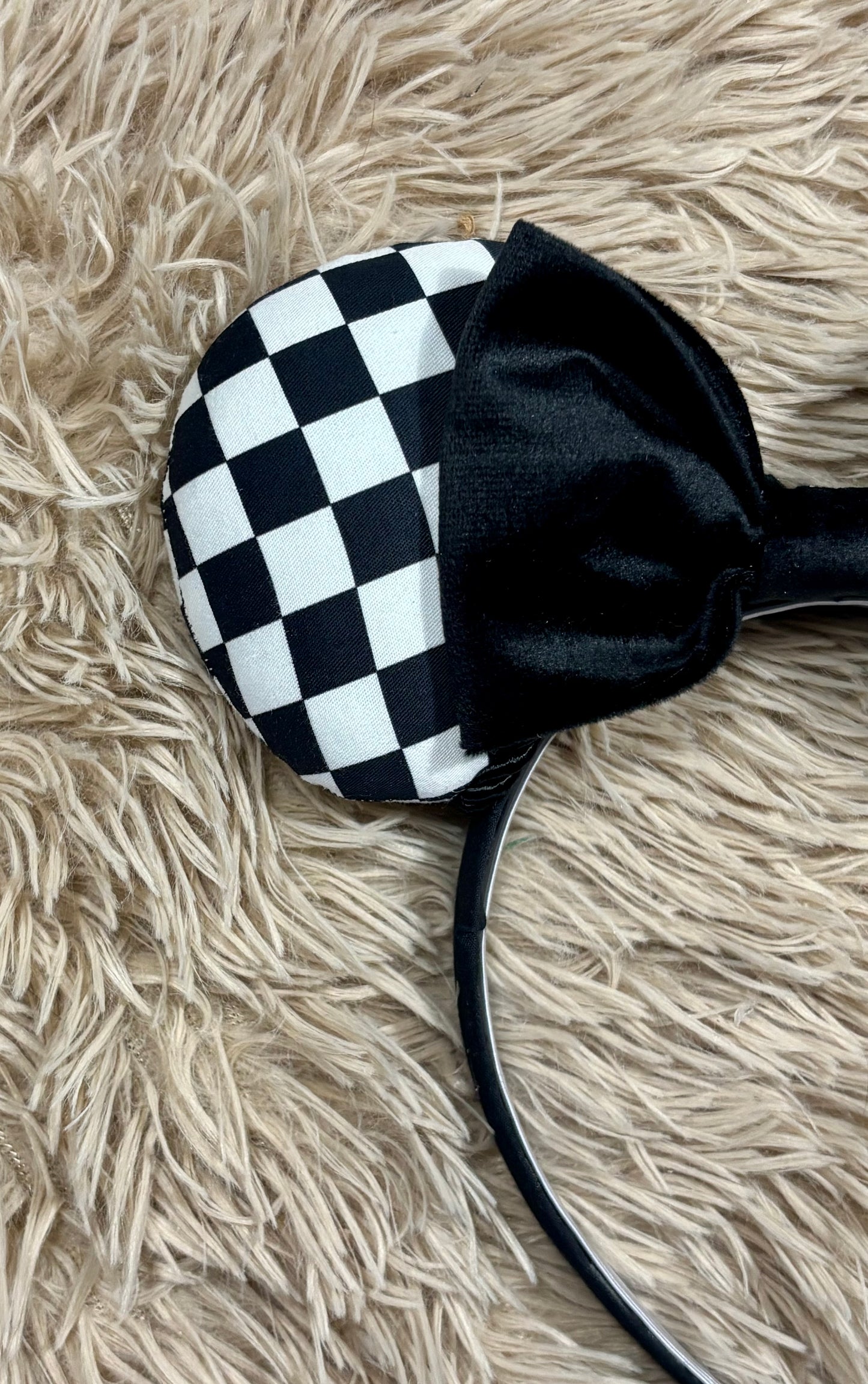 Checkered Ear Headband