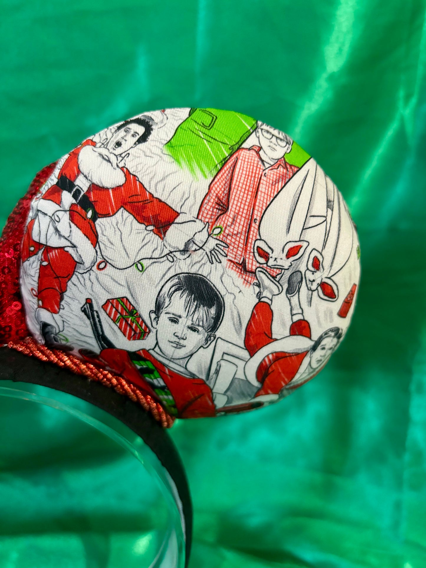 Christmas Classics Mouse Ears – Handmade Disney-Inspired Holiday Headband