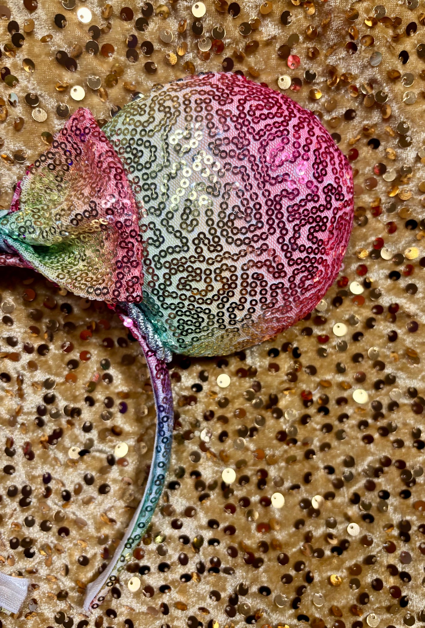 Rainbow Sequin Mouse Ears