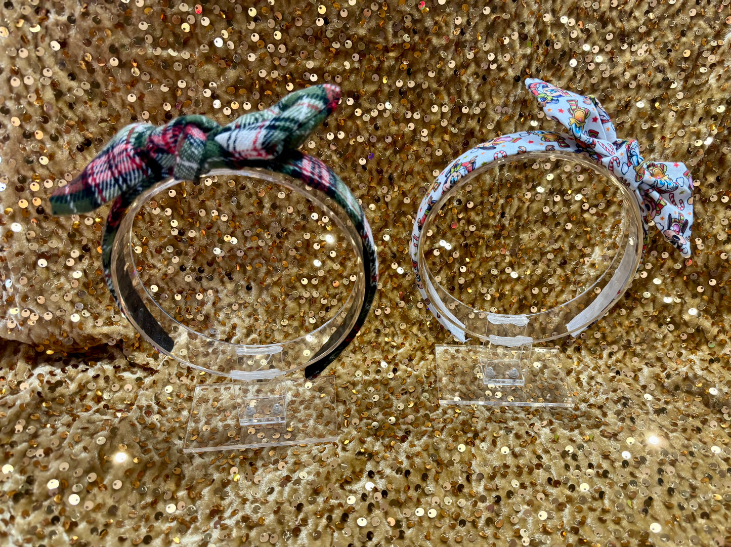 Christmas Pals Knotted Bow Headband Bundle – Handmade Holiday Headbands