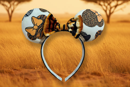 Safari Mouse Ears Headband | Animal Kingdom Disney Ears | Handmade & Ready to Ship