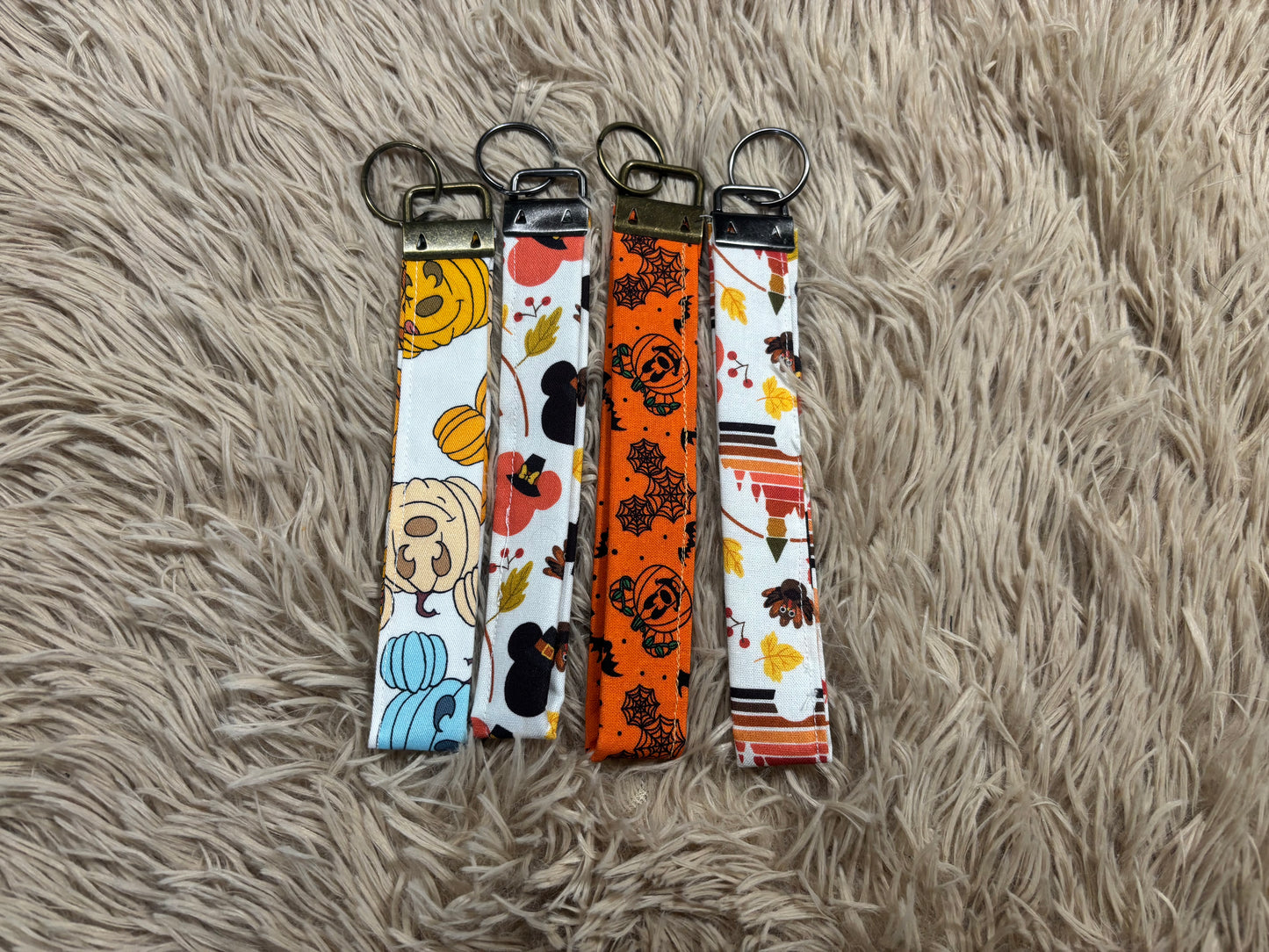 Boo To You 4 Pack Keychain Wristlet Bundle