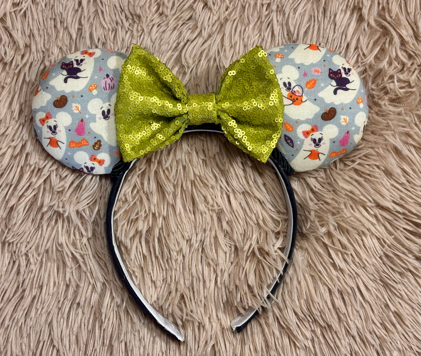 Blue Ghosts Ear Headband