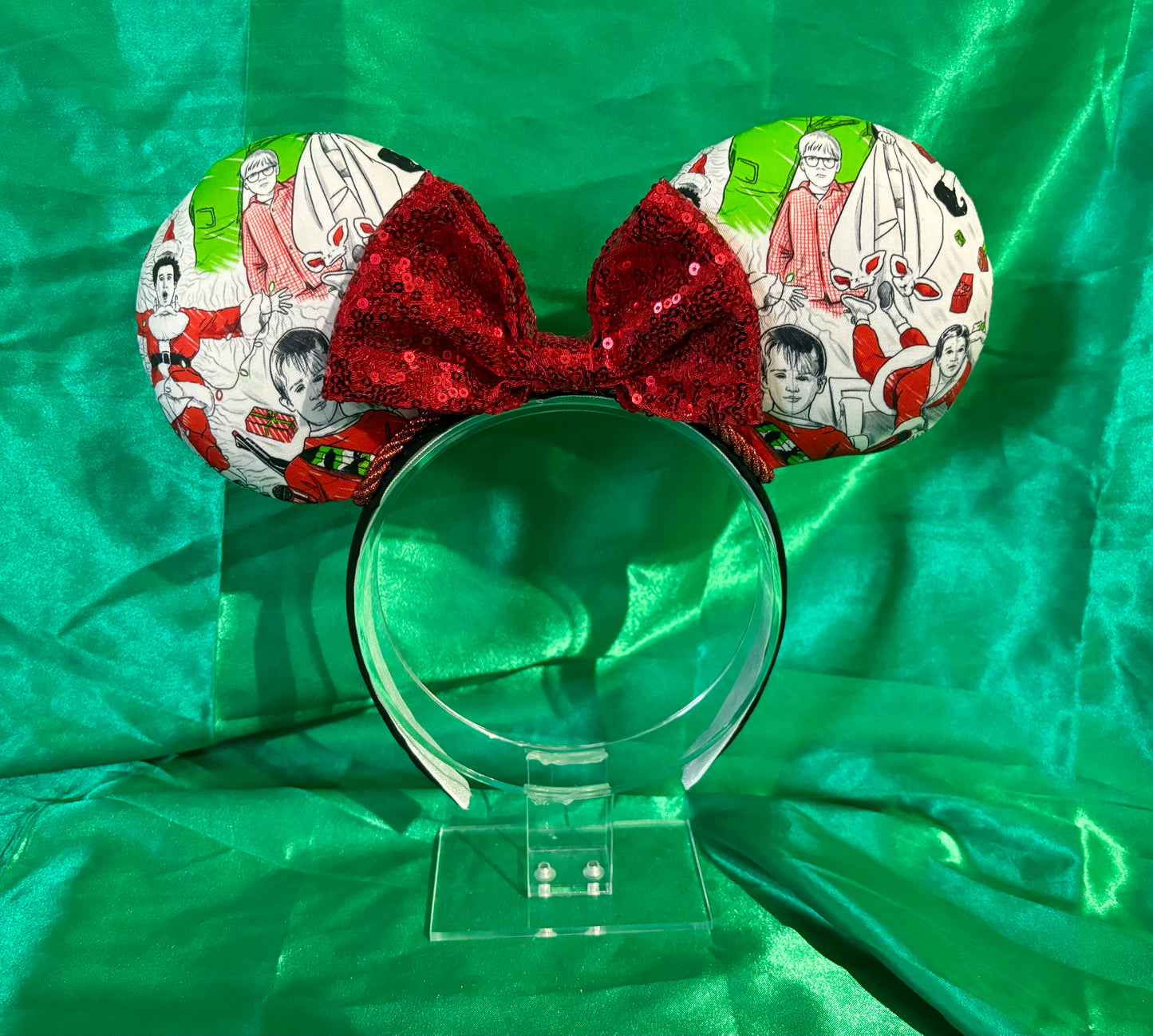 Christmas Classics Mouse Ears – Handmade Disney-Inspired Holiday Headband