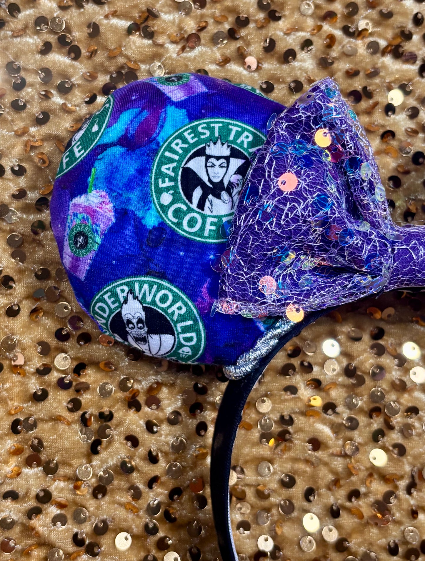 Caffeinated Villains Ear Headband