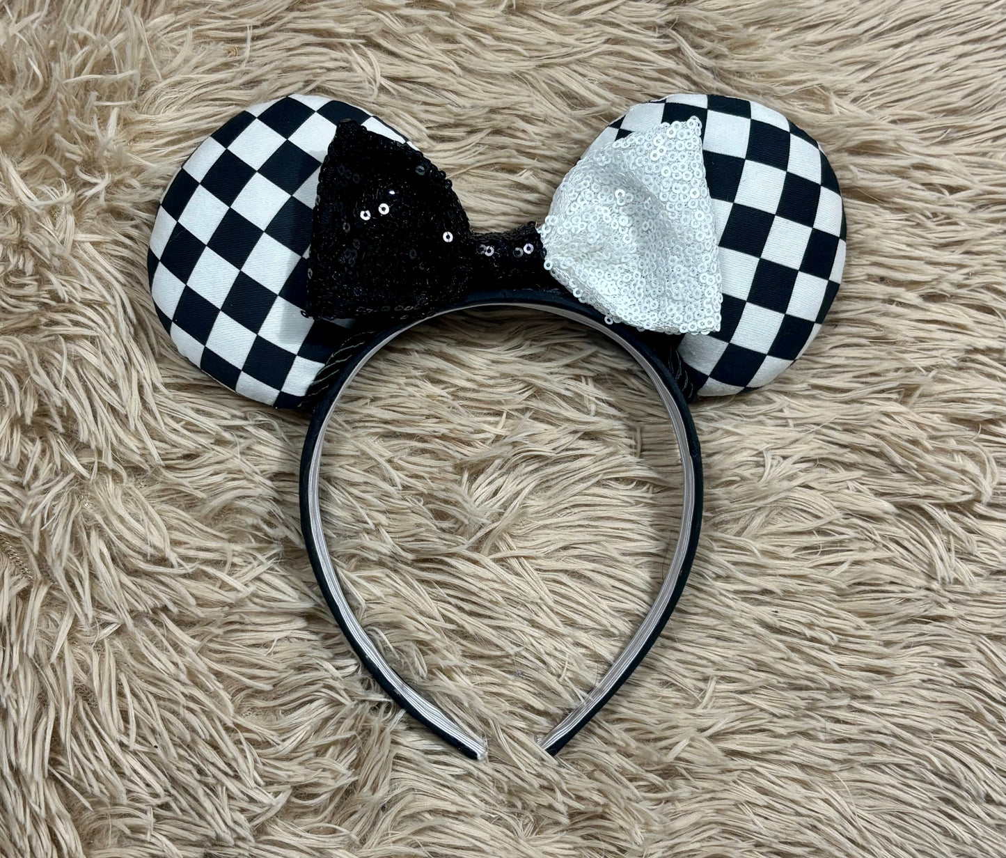 Checkered Ear Headband