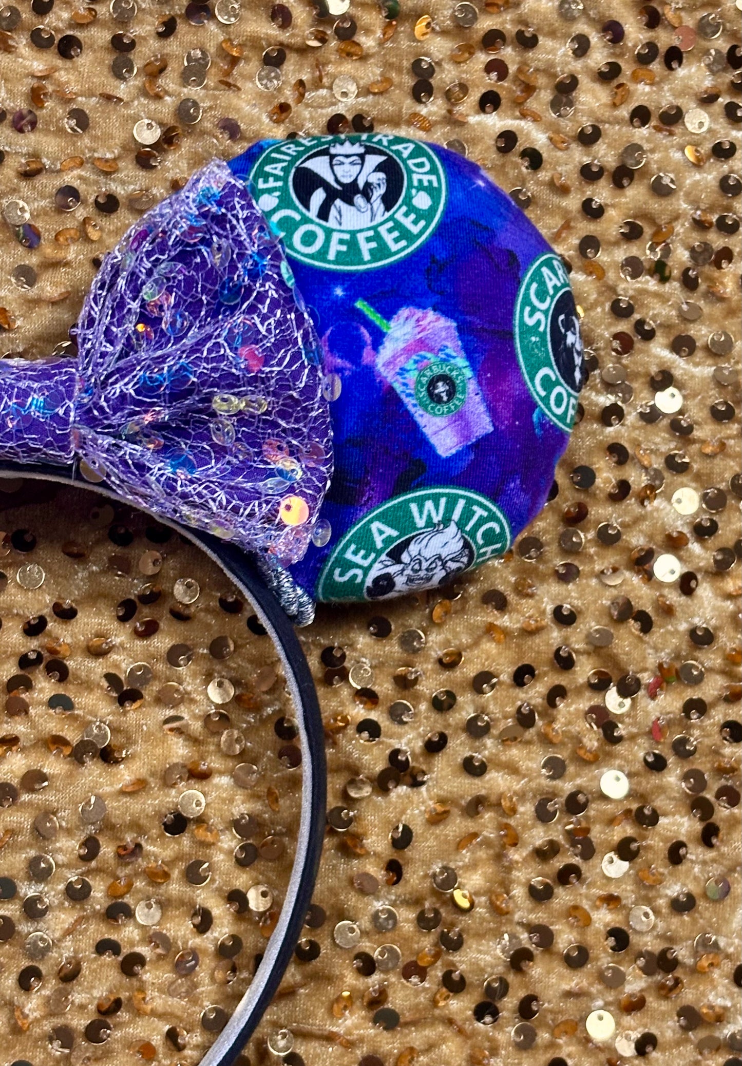 Caffeinated Villains Ear Headband