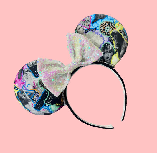 Handmade and ready to ship mouse ears inspired by the type era.