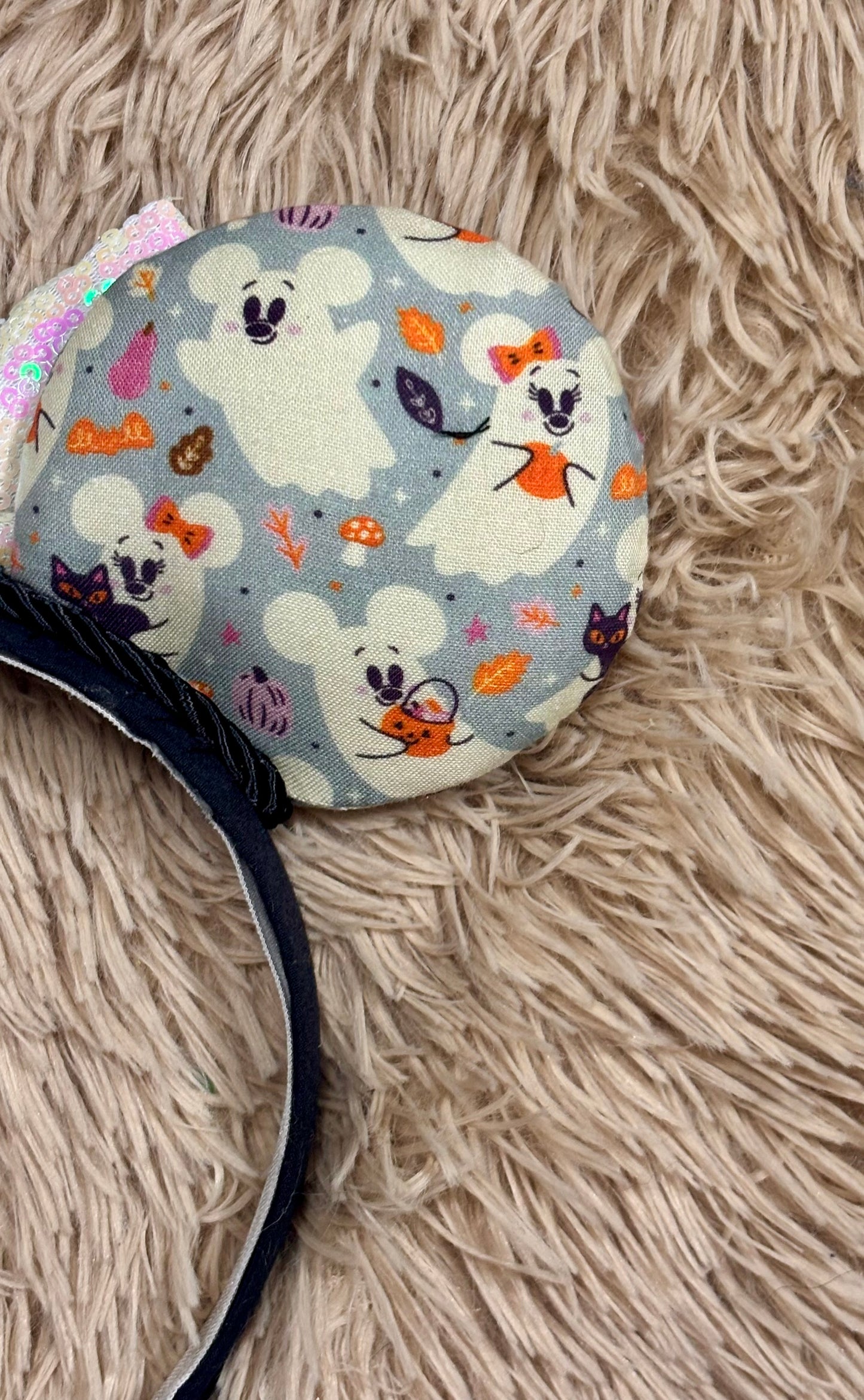 Blue Ghosts Ear Headband