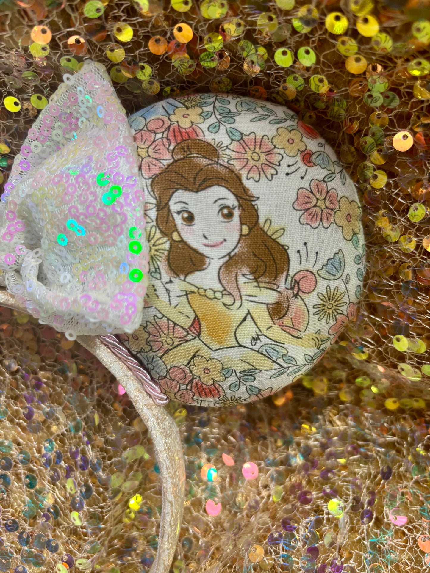 Pretty Princesses Mouse Ears Headband | Disney Princess Inspired | Handmade & Ready to Ship.