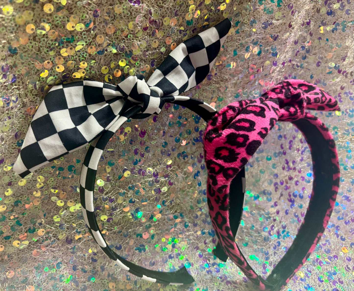 Wild Ones Knotted Bow Headband Bundle | 2-Pack Animal Print Set | Handmade & Ready to Ship