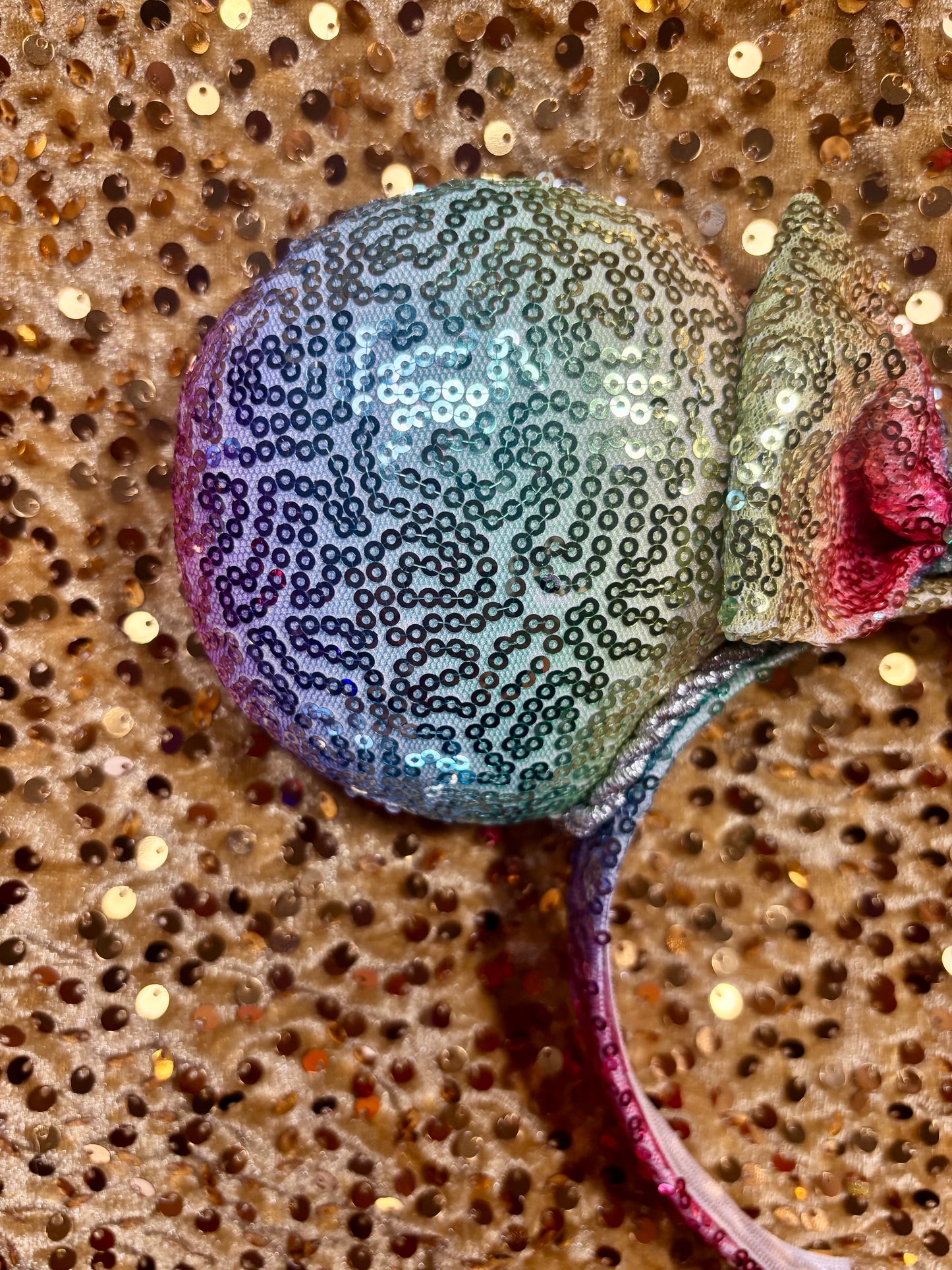 Rainbow Sequin Mouse Ears