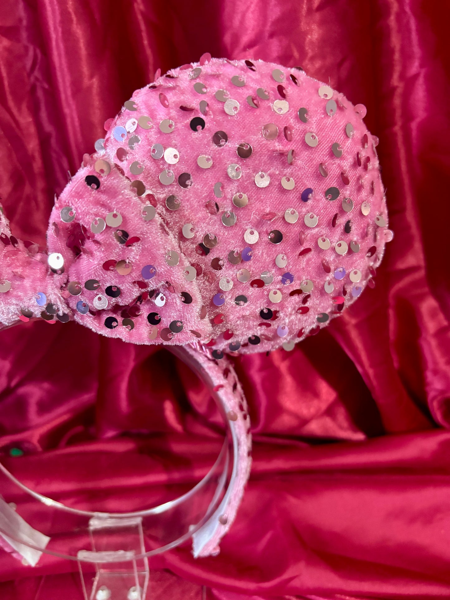 Pink Velvet Sequin