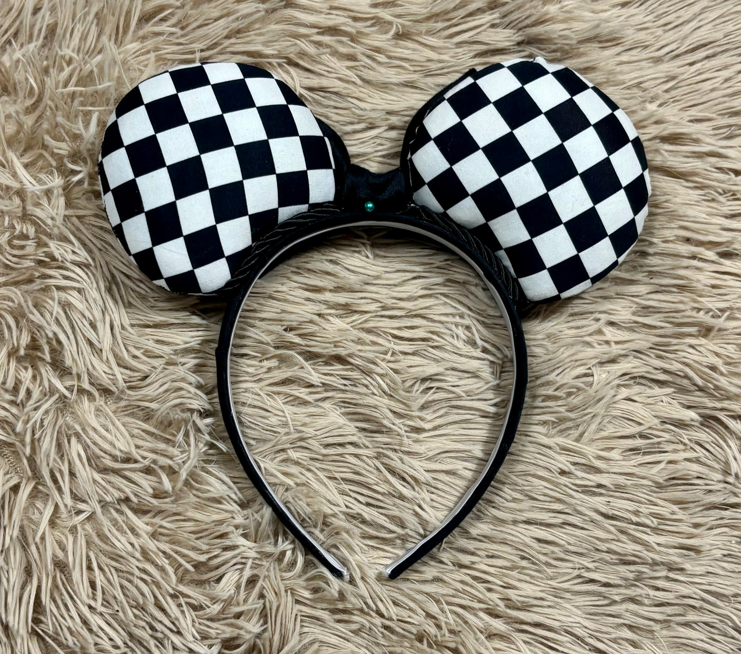 Checkered Ear Headband