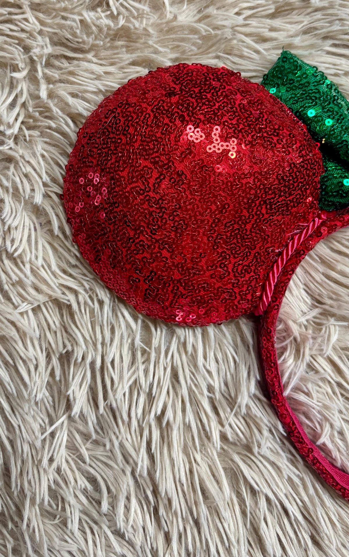 Red and Green Sequins Ears
