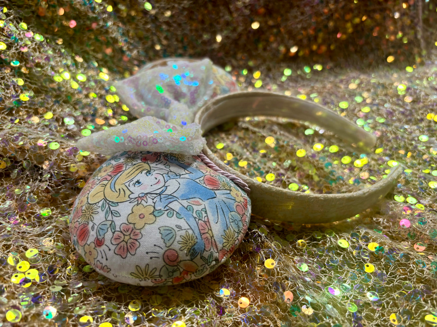 Pretty Princesses Mouse Ears Headband | Disney Princess Inspired | Handmade & Ready to Ship.