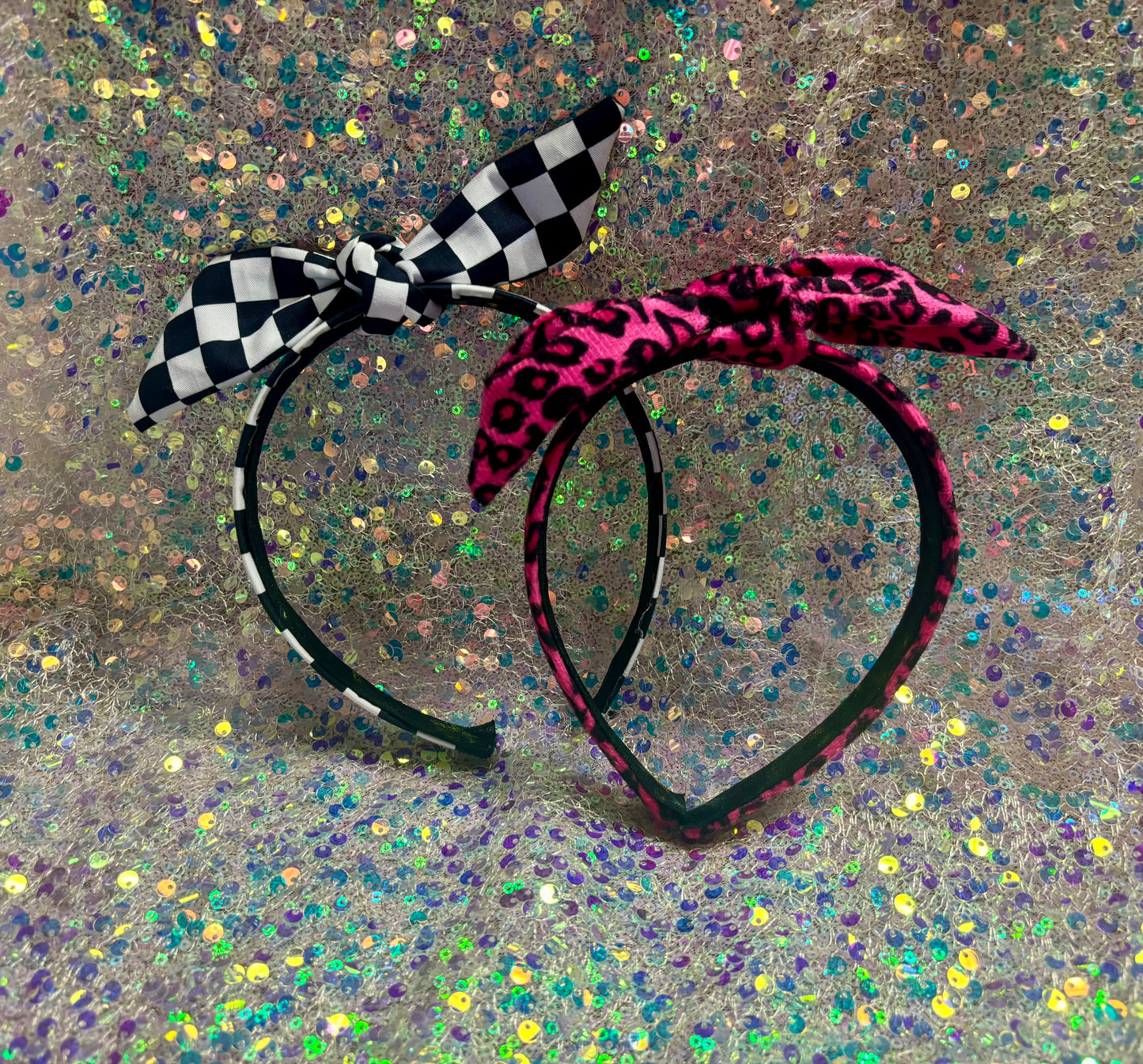 Wild Ones Knotted Bow Headband Bundle | 2-Pack Animal Print Set | Handmade & Ready to Ship